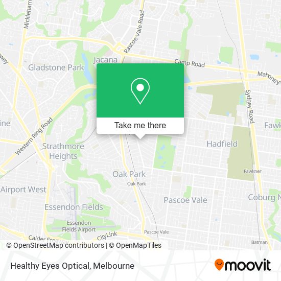Healthy Eyes Optical map
