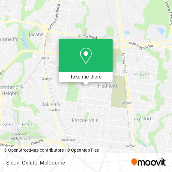 Siconi Gelato map