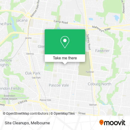 Mapa Site Cleanups