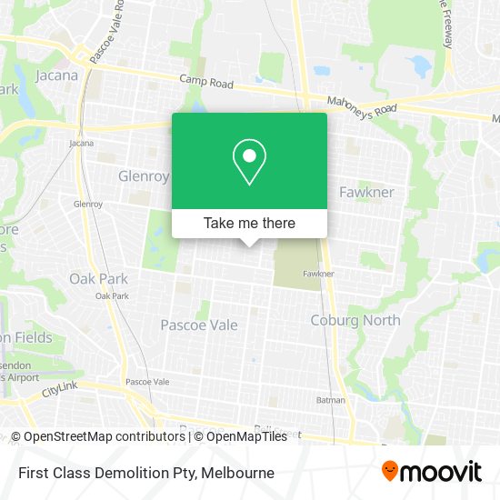 First Class Demolition Pty map