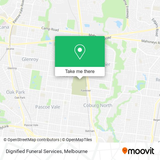 Dignified Funeral Services map
