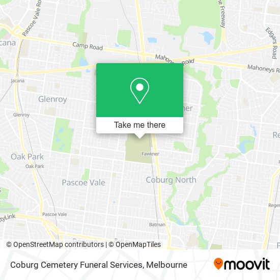 Coburg Cemetery Funeral Services map