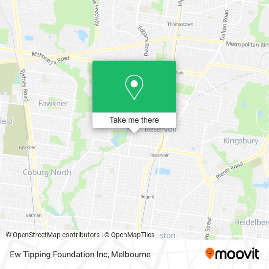 Ew Tipping Foundation Inc map