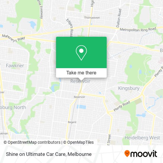 Shine on Ultimate Car Care map