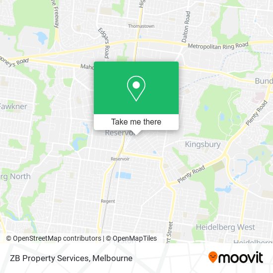 ZB Property Services map
