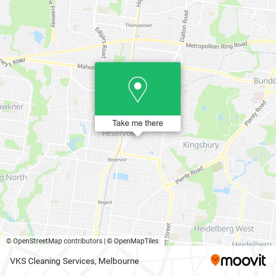 Mapa VKS Cleaning Services