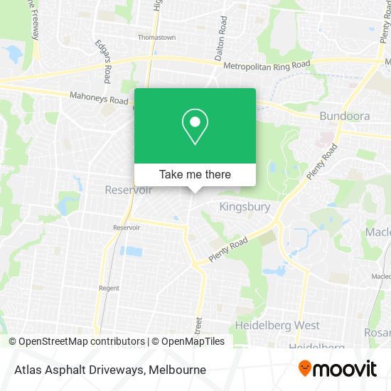 Atlas Asphalt Driveways map