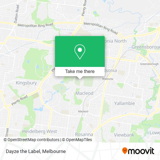 Dayze the Label map