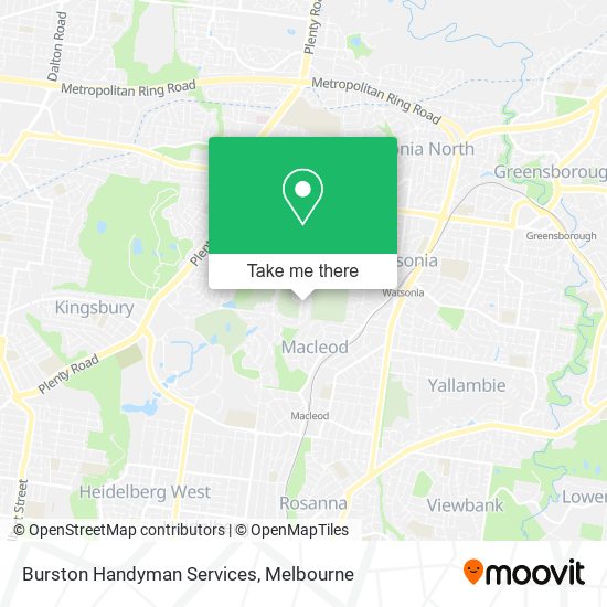 Burston Handyman Services map