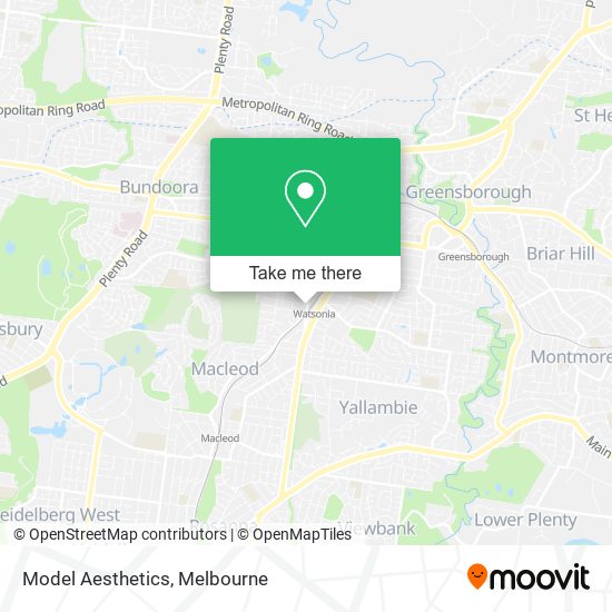 Model Aesthetics map