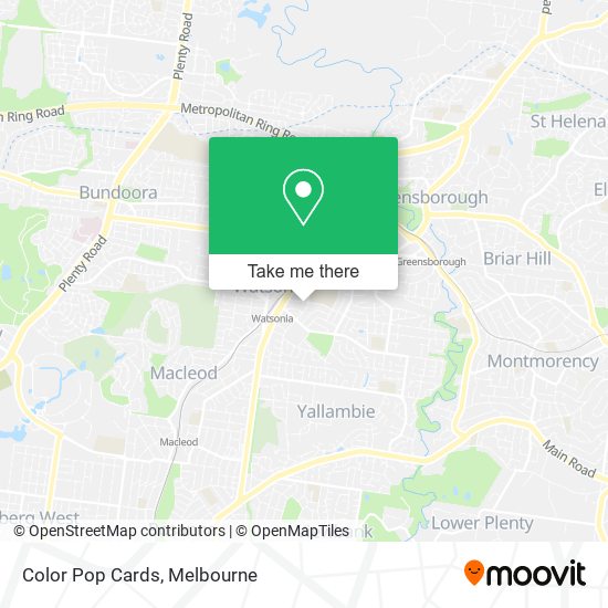 Color Pop Cards map