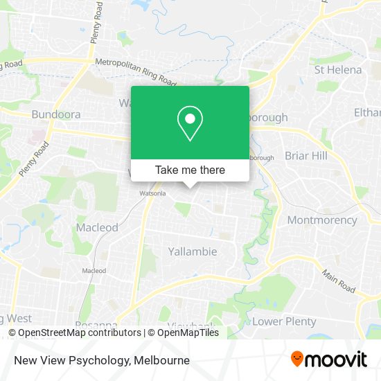 New View Psychology map