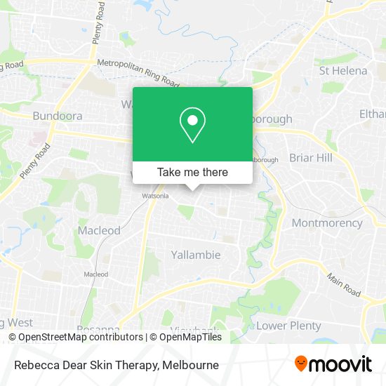 Rebecca Dear Skin Therapy map