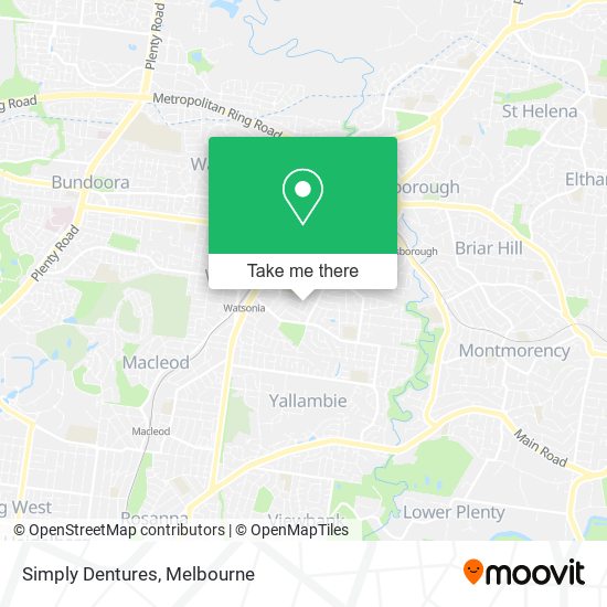 Simply Dentures map
