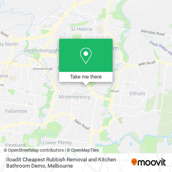 Iloadit Cheapest Rubbish Removal and Kitchen Bathroom Demo map
