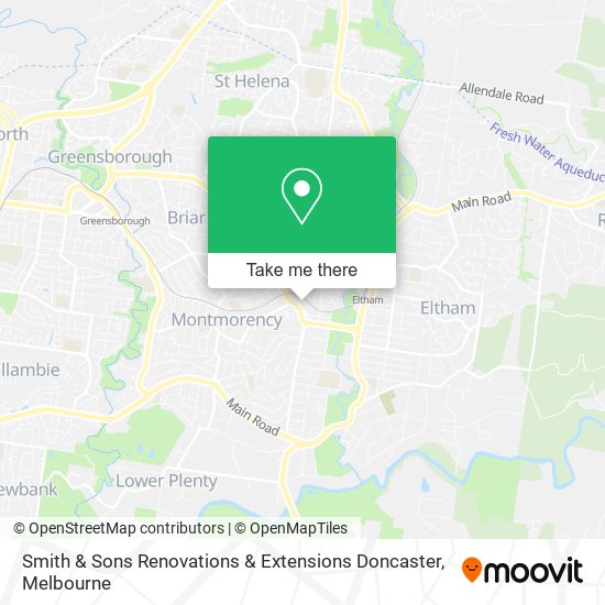Smith & Sons Renovations & Extensions Doncaster map