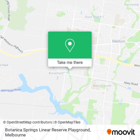 Botanica Springs Linear Reserve Playground map