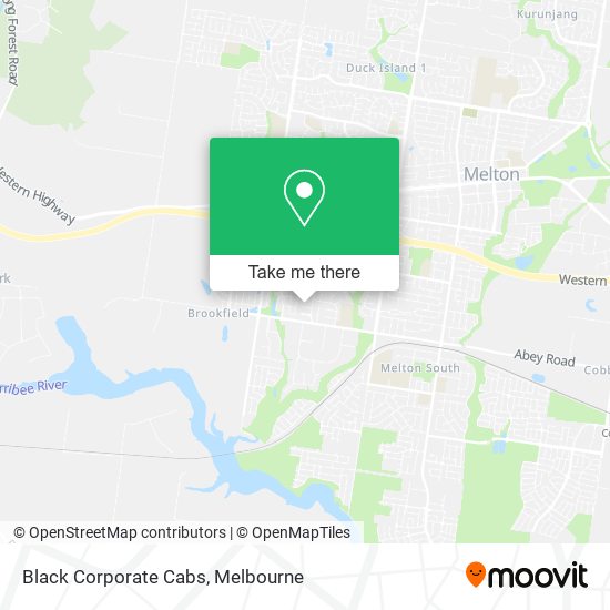 Black Corporate Cabs map