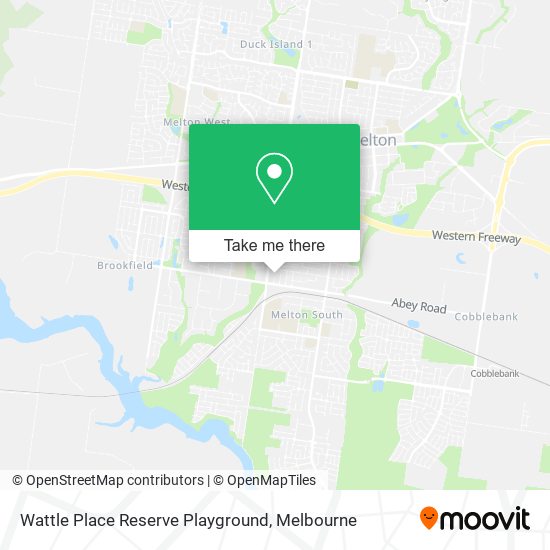 Wattle Place Reserve Playground map