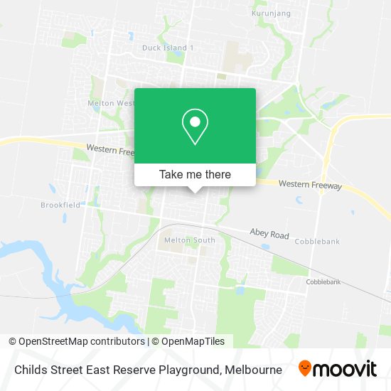 Childs Street East Reserve Playground map