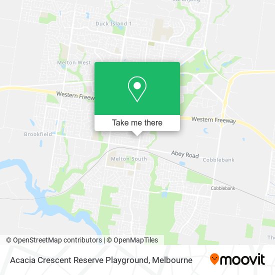 Acacia Crescent Reserve Playground map