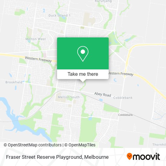 Fraser Street Reserve Playground map