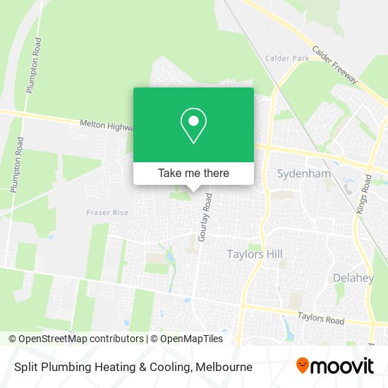 Split Plumbing Heating & Cooling map