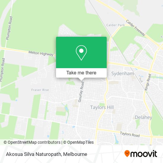 Akosua Silva Naturopath map