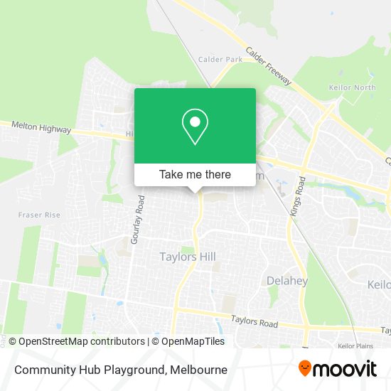 Community Hub Playground map