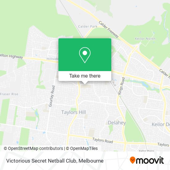 Victorious Secret Netball Club map