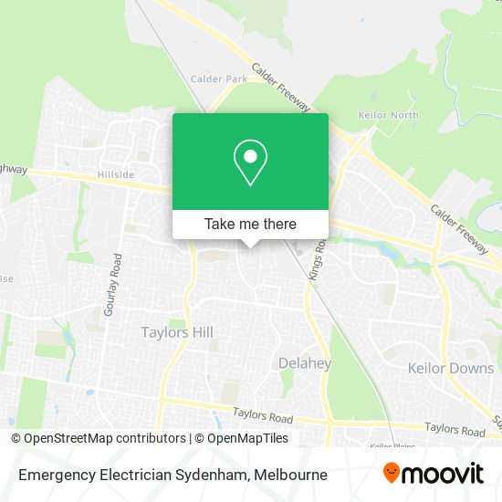 Emergency Electrician Sydenham map