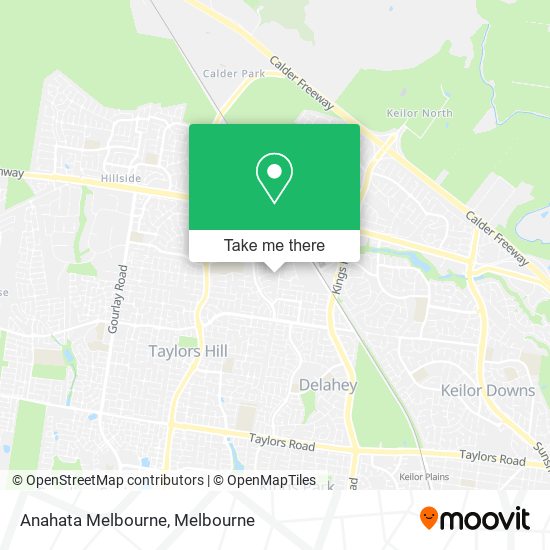 Anahata Melbourne map