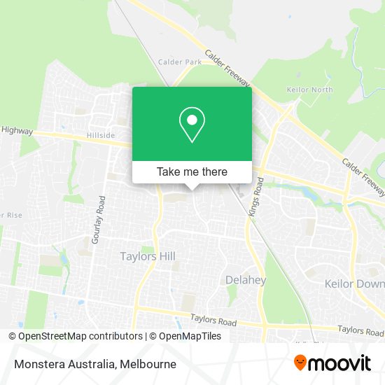 Monstera Australia map