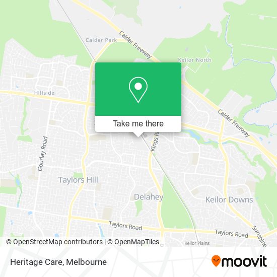 Heritage Care map
