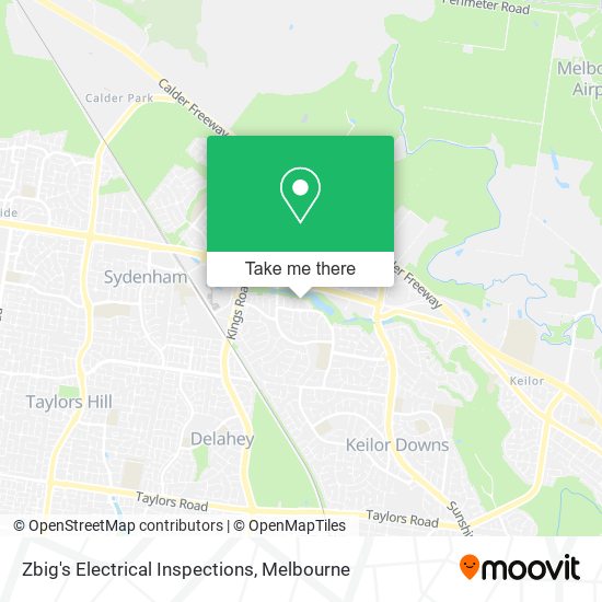 Zbig's Electrical Inspections map