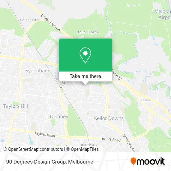 Mapa 90 Degrees Design Group