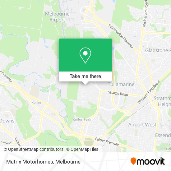 Matrix Motorhomes map