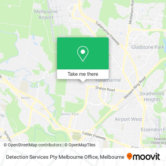 Detection Services Pty Melbourne Office map