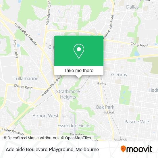 Adelaide Boulevard Playground map