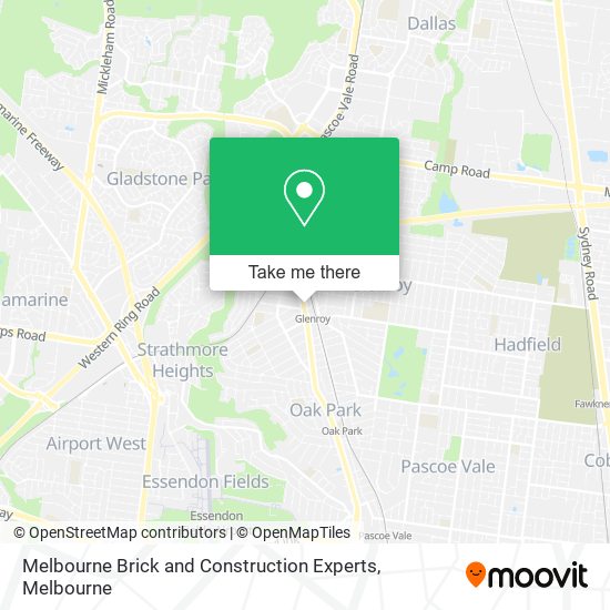 Melbourne Brick and Construction Experts map