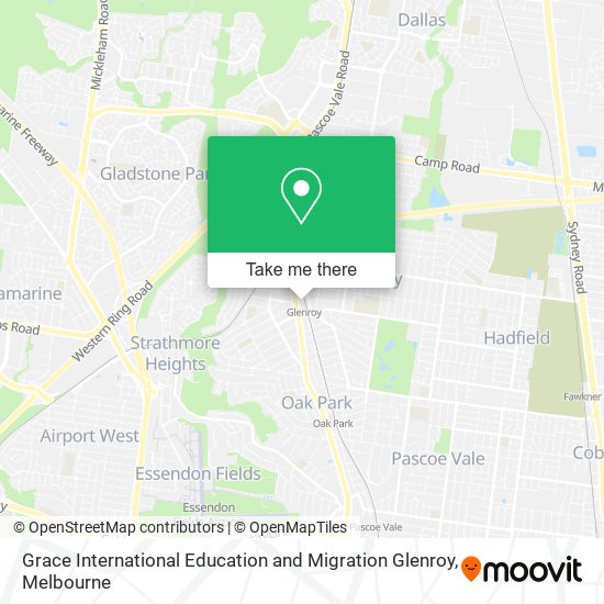 Grace International Education and Migration Glenroy map