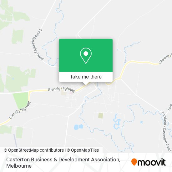Casterton Business & Development Association map