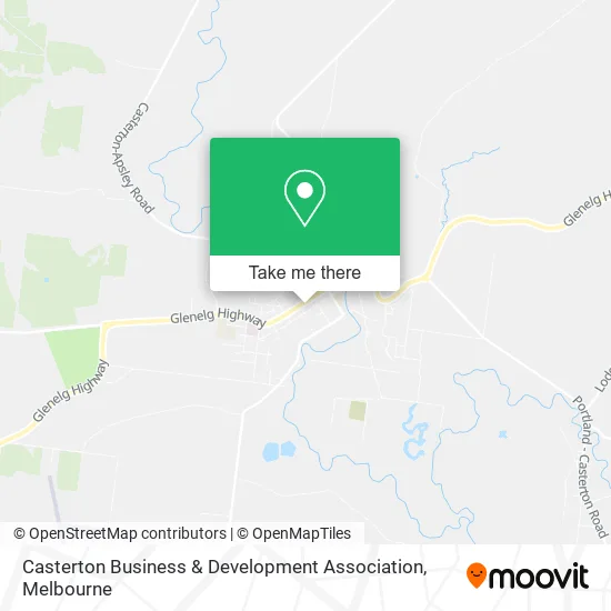 Mapa Casterton Business & Development Association