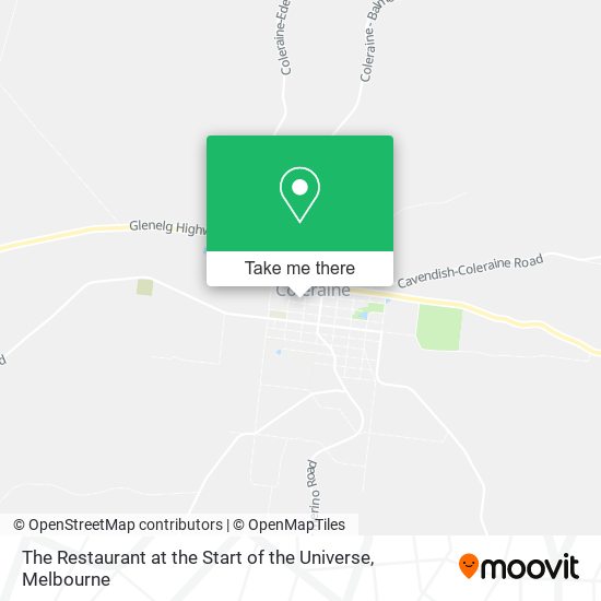 The Restaurant at the Start of the Universe map