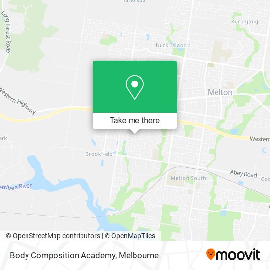 Body Composition Academy map