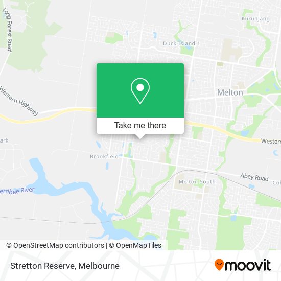 Stretton Reserve map