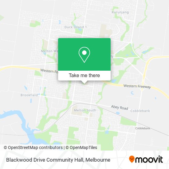 Blackwood Drive Community Hall map