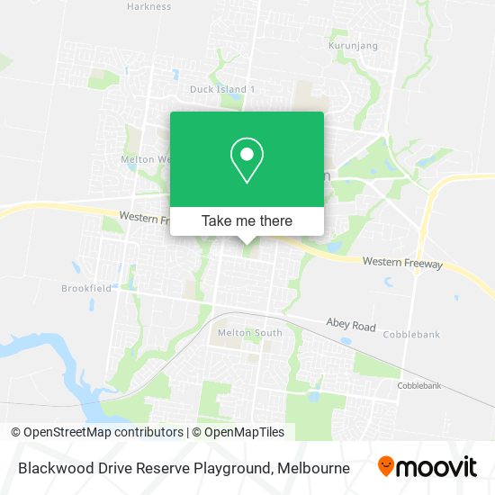 Blackwood Drive Reserve Playground map