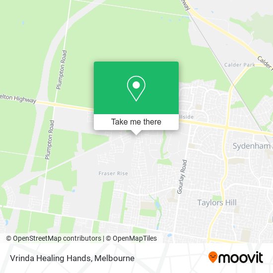Vrinda Healing Hands map