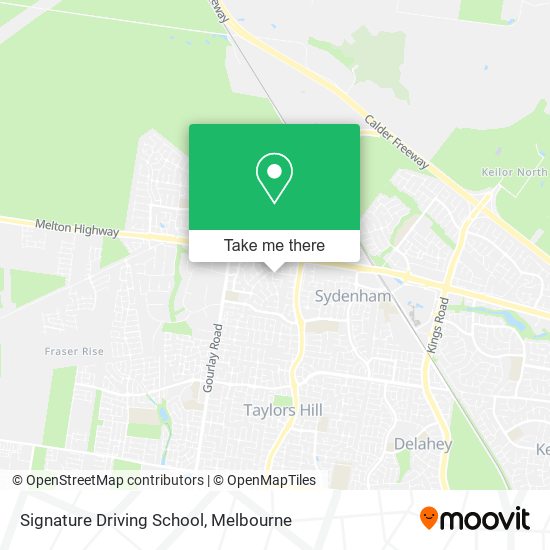 Signature Driving School map